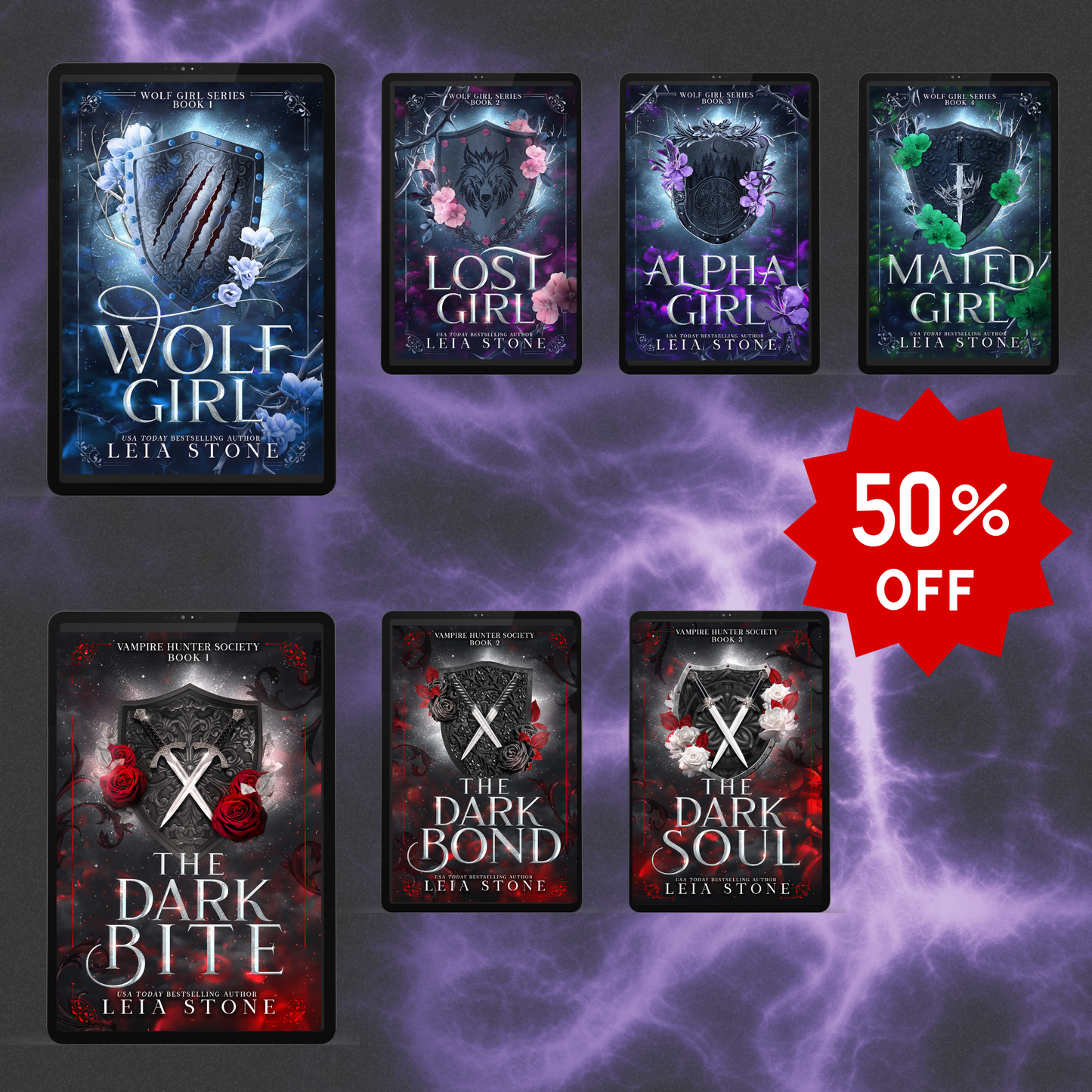 Werewolves & Vampires 7 Book Bundle