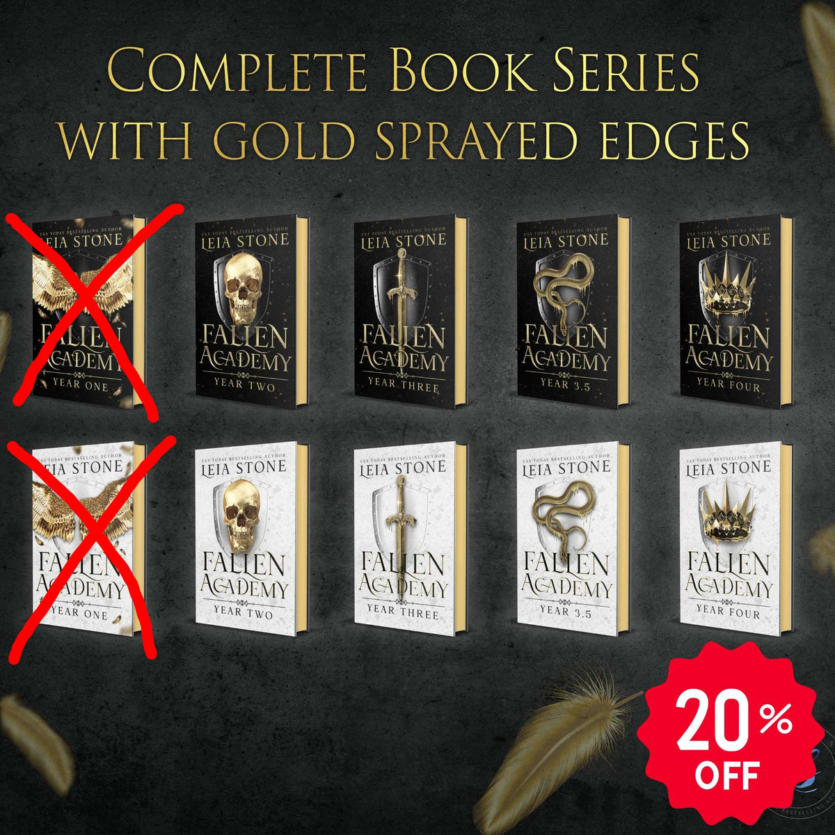 Fallen Academy Series Bundle – Leia Stone
